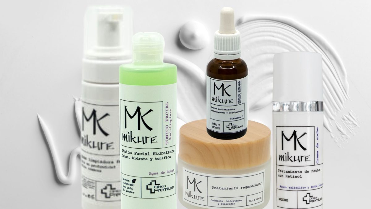 Línea cosmética para cuidado de la piel preventiva