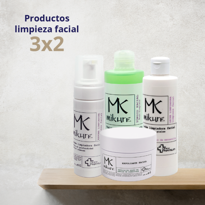 Cosmética Mikure rutina facial